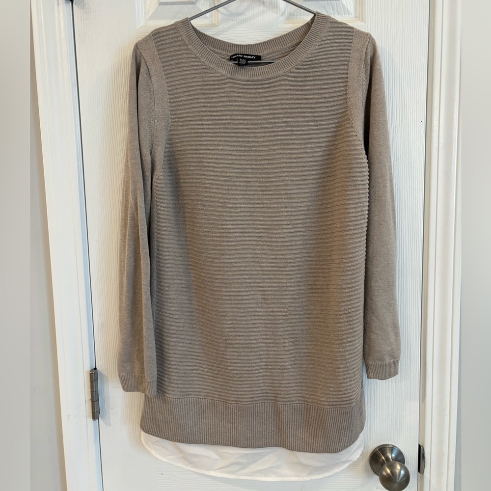 Hilary Radley tan sweater